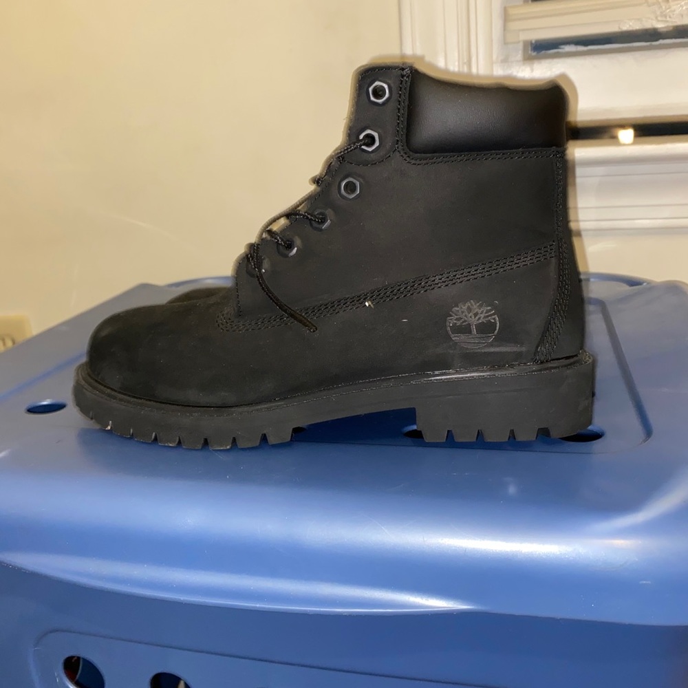 Black boys Timberland boots